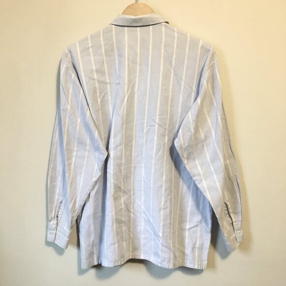 Vintage Canadian 100% Cotton Vertical Stripe Button Down Shirt - Picture 2 of 16
